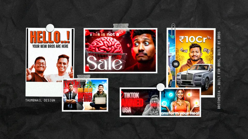 Brotomedia Thumbnail Design