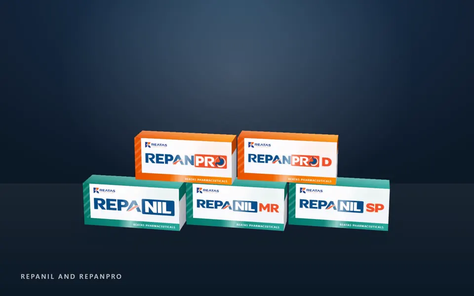 Repanil and Repanpro cartons