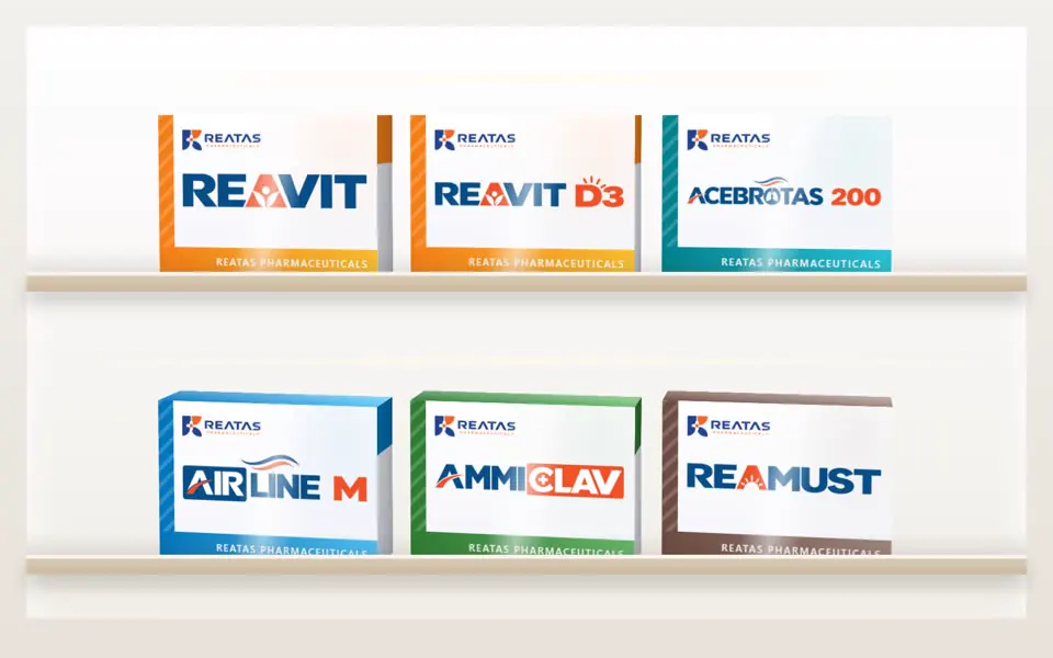 Reavit, Acebrotas, Airline M, Ammiclav and Reamust on the shelf