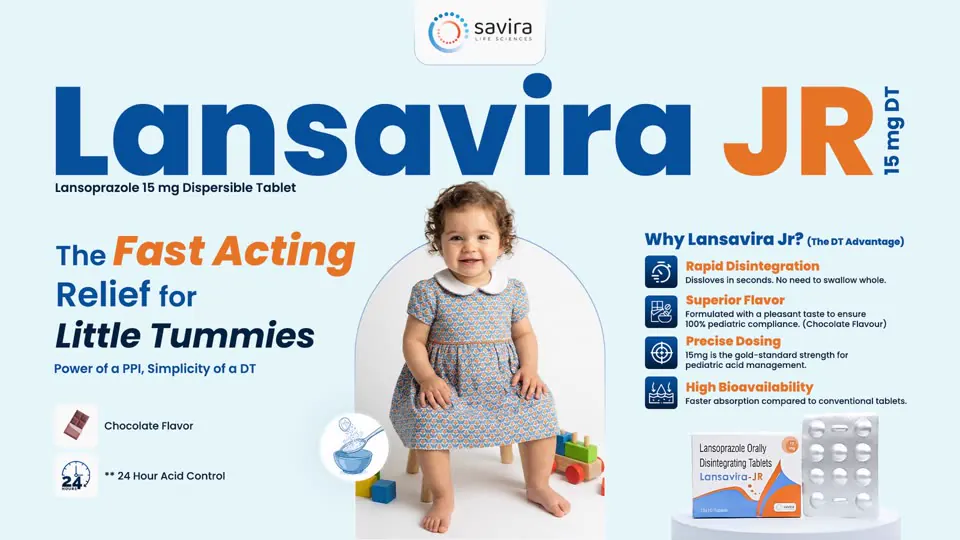 Lansavira Jr tablets display