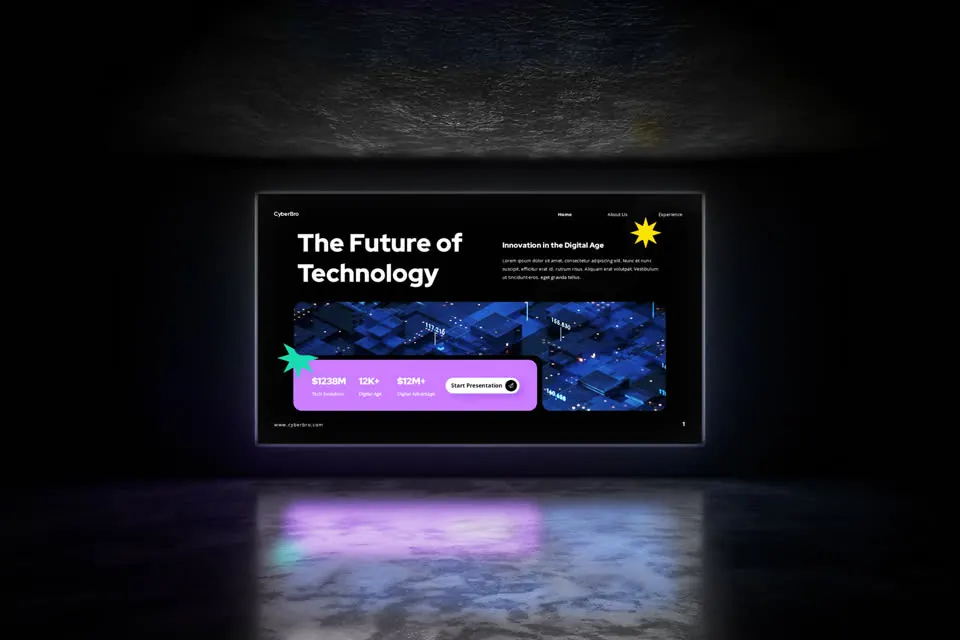 The Future of Technology Powerpoint Thumbnail