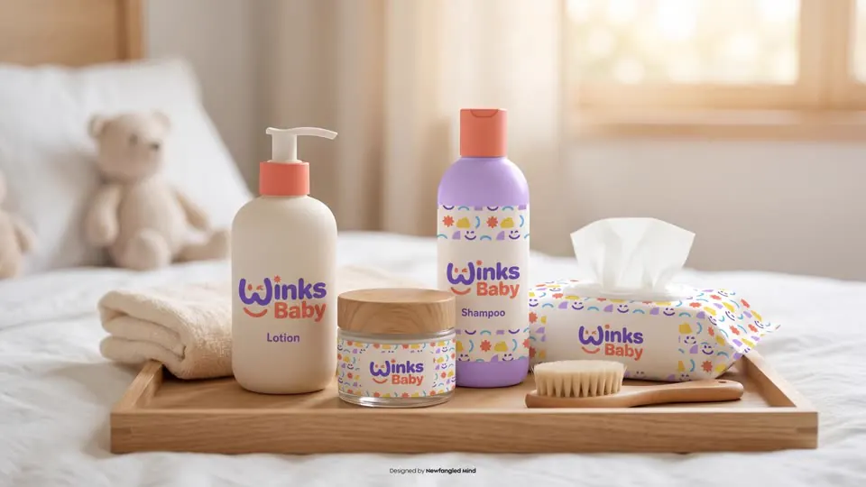 Winks Baby packaging mockup 5