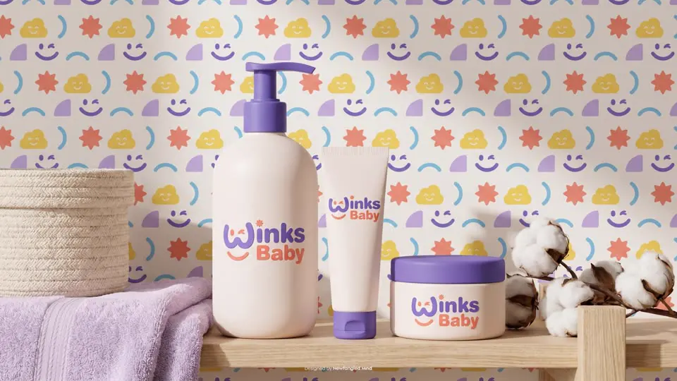 Winks Baby packaging mockup 6