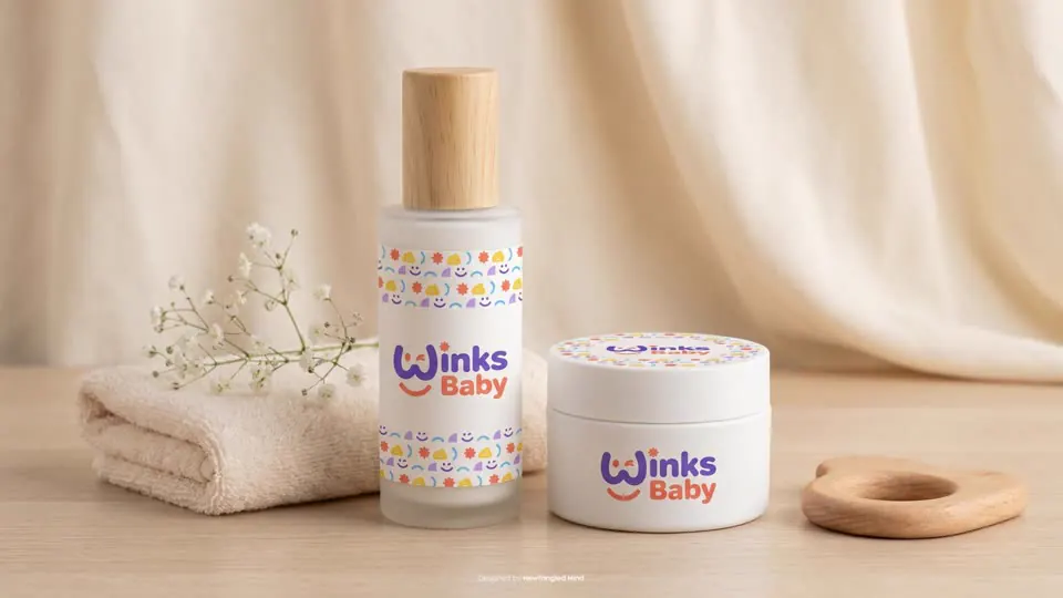 Winks Baby packaging mockup 8